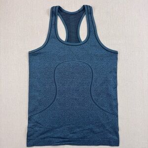 Lululemon Swiftly Tech Running Tank Top Shirt 8 Heathered Midnight Blue Women’s